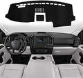 Dashboard Cover Dash Mat Compatible with 2015 2016 2017 2018 2019 2020 Ford F150 Dash Covers Interior Dash Board Accessories Protecter Cover