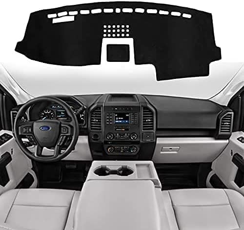 Dashboard Cover Dash Mat Compatible with 2015 2016 2017 2018 2019 2020 Ford F150 Dash Covers Interior Dash Board Accessories Protecter Cover