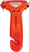 MOTORBUDDY Seatbelt Cutter and Window Breaker for Cars,Glass Breaker,Auto Escape Safety Hammer Tool Under Water,Emergency Car Safety Accessories,Truck，Vehicle