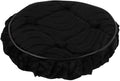 OG Lowrider Classic Bike Cruiser Bicycle Steering Wheel Cover Velour Swirl | Fits 8” Steering Wheels | Multiple Color Options | Lowrider Accessory (Black)