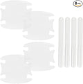 8PCS Transparent Car Door Handle Protector, Waterproof Car Door Cup Paint Guard Sticker, Self-Adhesive Auto Body Exterior Anti-Scratch Protection Trim for Cars, SUVs, Trucks (DoorCup)