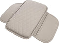 Car Center Console Cover for Jeep Compass 2006–2025 2026 MK/MP, Waterproof Anti-Scratch Leather Armrest Pad, Console Cushion with Side Storage Pocket, Soft Padding Auto Armrest Mat,C-Gray