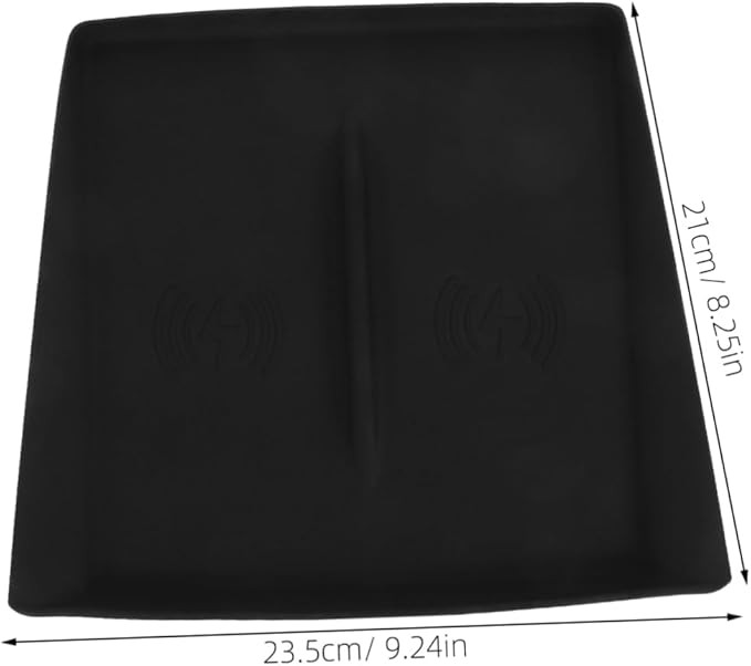 PRETYZOOM Cordless Charger Silicone Mat Charger Car Interior Accessories Skid Pad