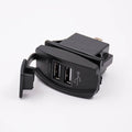 5V 3.1A Dual USB Car Charger Multi Port Socket with Dust Cover Waterproof USB Port USB Charger Socket for Marine Truck Motorcycle Car etc