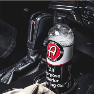 Adam's Polishes All Purpose Interior Cleaning Gel - Best For Detailing Leather Seats Vinyl Carpet Upholstery Plastic Rubber Interior Surfaces Floor Matts & Car Accessories Boat RV Parts (16 oz)