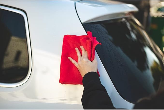 The Rag Company - Car Wash Microfiber Towel - Professional Detailing & Drying Towels, Lint-Free, Streak-Free, 320gsm, 16x27in, Midnight (Wholesale Case of 125)
