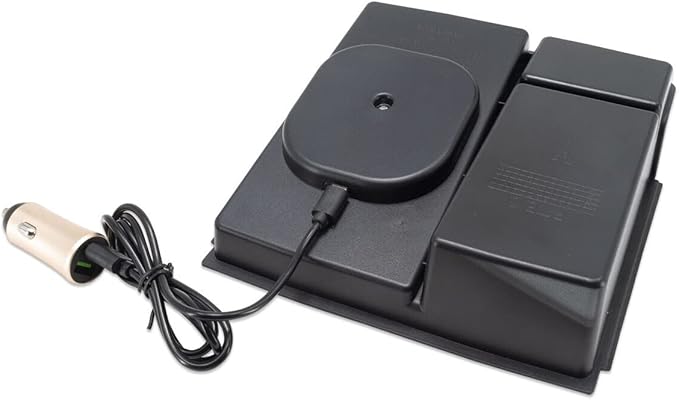 IAG I-Line Armrest Organizer w/Wireless Phone Charging Pad for Ford Bronco 2021-2024 2/4 Door (Not Sport)