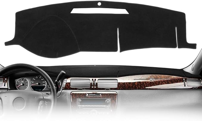 CARTIST Dash Cover Compatible with Chevy Impala 2006-2013/ Impala Limited 2014-2016 Accessories Dashboard Cover Mat Non-Slip Carpet Sunshield Glare UV Rays Protector