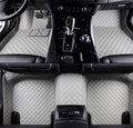 Custom Making Car Floor Mats for 95% Sedan SUV Sports Car Full Coverage Cute Men Women Pads Protection Non-Slip Leather Floor Liners (Gray)
