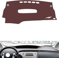 Leather Dashboard Cover Compatible with Toyota Prius 2012，Dash Cover, Non-Slip Dash Cover, Dash mat Dashboard Cover, Interior Dash Covers