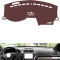 Leather Dashboard Cover Compatible with Ford Explorer (Warning Light 2011-2018，Dash Cover, Non-Slip Dash Cover, Dash mat Dashboard Cover, Interior Dash Covers