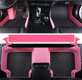 Car Floor Mats Automotive Floor Mats Vehicle Specific All Weather Protection Custom Compatible with Most of 98% Cars SUVs (Pink and Black)