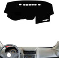 leather dashboard cover Compatible with Chevy NEW Sail 2010-2014，dash cover（black）