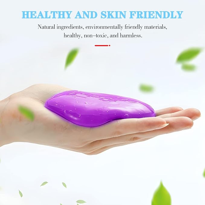 Cleaning Gel for Car, Universal Vehicle Interior Detailing Cleaning Putty Gel, Detail Cleaner Tools for Keyboard Vent PC Laptop Camera, Automotive Duster Remover Cleaner Accessories (Purple)