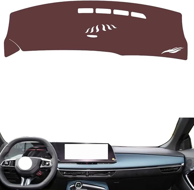 Leather Dashboard Cover Compatible with MG MG7 (NO HUD，Dash Cover, Non-Slip Dash Cover, Dash mat Dashboard Cover, Interior Dash Covers
