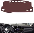 Leather Dashboard Cover Compatible with Toyota Corolla 2019，Dash Cover, Non-Slip Dash Cover, Dash mat Dashboard Cover, Interior Dash Covers