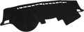 Dash Cover - Car Center Console Non-Slip Dash Board Mat - for Kia Forte 2009-2016 - Polyester Black - 1Pc