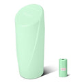 SGLRT Car Trash Can Bin with Lid - Car Garbage Can Cup Holder - Green Mini Leakproof Vehicle Trash Garbage Can Bin with 20pcs Trash Bags-Car Organizers and Storage for Front Back Seat Accessories