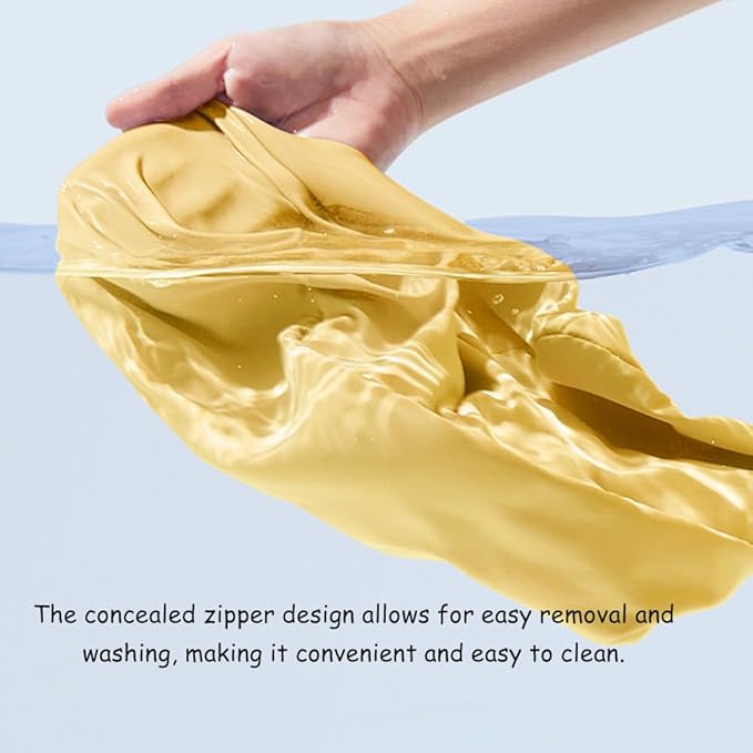 Car Lumbar Support Pillow for Mercedes-Benz GLC (X253) 2015-2023 2024 2025 2026 Memory Foam Back Support Cushion Breathable Car Seat Lumbar Pad Accessories,Beige