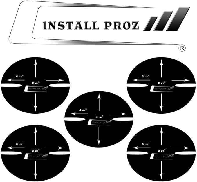 Install Proz Paint Protection Film-Universal 5 Piece Door Cup Protection Kit