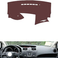 generic leather dashboard cover Compatible with Mazda 5 2011-2013，dash cover, Non-Slip Dash Cover, Dash mat Dashboard Cover, Interior Dash Covers, brown