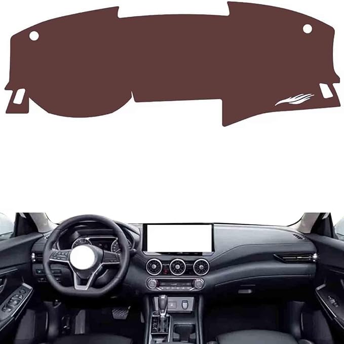 Leather Dashboard Cover Compatible with Nissan sylphy 2023，Dash Cover, Non-Slip Dash Cover, Dash mat Dashboard Cover, Interior Dash Covers