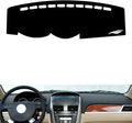 leather dashboard cover Compatible with Buick Excelle 2008-2015，dash cover（black）