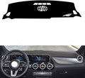 leather dashboard cover Compatible with Mercedes B Class 2020-2022，dash cover（black）