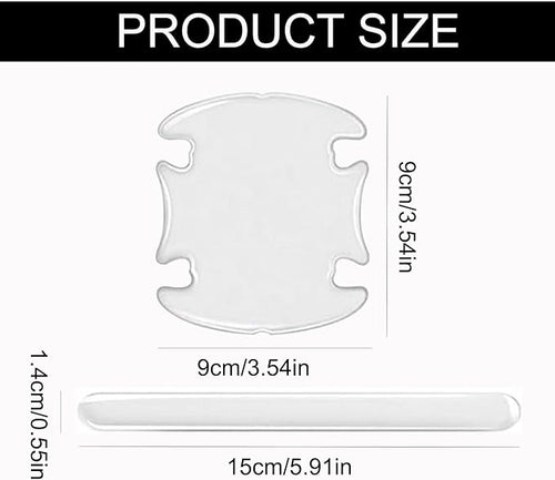 14PCS Car Door Protector, Rearview Anti-Collision Bumper Trim Guard Sticker,Universal Anti-Scratch Guard Stickers Universal for Most Car Handle