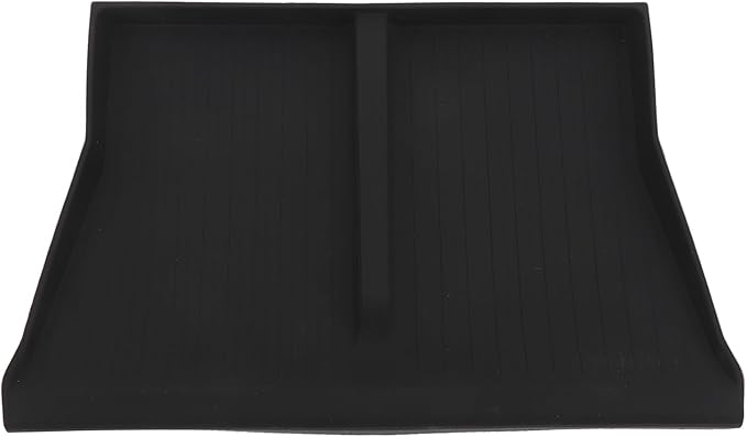 Center Console Wireless Charging Mat Silicone Easy to Clean Anti Slip Phone Charging Pad Car Interior Accessory Black W240004607 Reliable Charging Experience