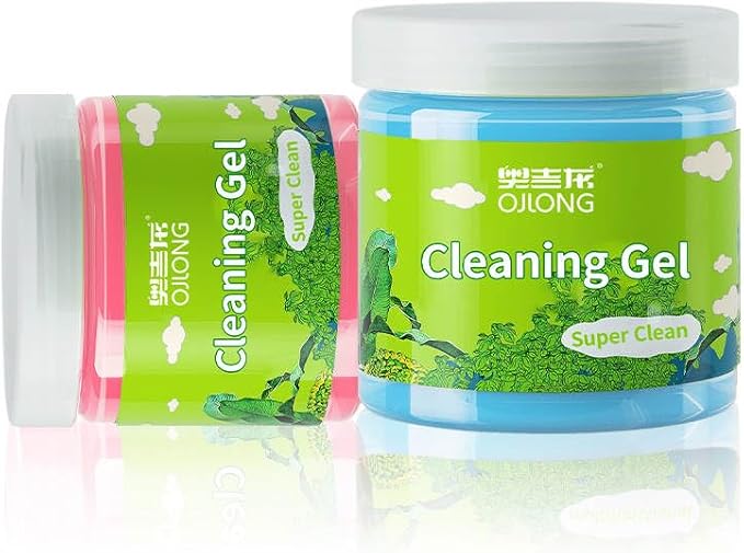 Car Cleaning Gel Kit Universal Detailing Automotive Dust Car Crevice Cleaner Auto Air Vent Interior Detail Removal Putty Cleaning Keyboard Cleaner for Car Vents, PC, Laptops, Cameras