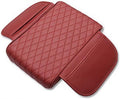 Car Armrest Cushion for Buick Enclave 2008–2025 2026 C1XX,Multifunctional Car Armrest Heightening Pad,Car Center Console Cover,Waterproof Nappa Leather Arm Rest Protector,Red