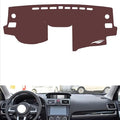 Leather Dashboard Cover Compatible with SubaruSubaru New Forester 2013-2018，Dash Cover, Non-Slip Dash Cover, Dash mat Dashboard Cover, Interior Dash Covers