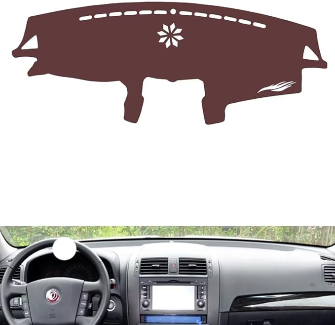 Leather Dashboard Cover Compatible with KIA Mohave，Dash Cover, Non-Slip Dash Cover, Dash mat Dashboard Cover, Interior Dash Covers