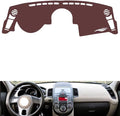 Leather Dashboard Cover Compatible with KIA Soul 2010-2013，Dash Cover, Non-Slip Dash Cover, Dash mat Dashboard Cover, Interior Dash Covers