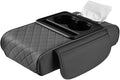 Civenhhd Car Armrest Pad, Universal Armrest Cushion Pad, Leather Armrest Box Pad