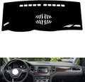 leather dashboard cover Compatible with VW Golf（speakers），dash cover（black）