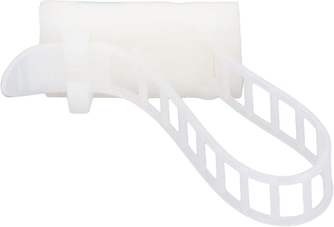 100Pcs Adhesive Cable Management Clips, Adjustable Nylon Strap Ties, Self Adhesive Wire Clamps Organizer with Strong Fixation for Office Home and Car, Reusable Cable Ties for Power (White)