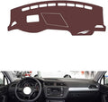 Leather Dashboard Cover Compatible with VW Compatible with TIGUAN L（Storage Box，NO lid，HUD），Dash Cover, Non-Slip Dash Cover, Dash mat Dashboard Cover, Interior Dash Covers
