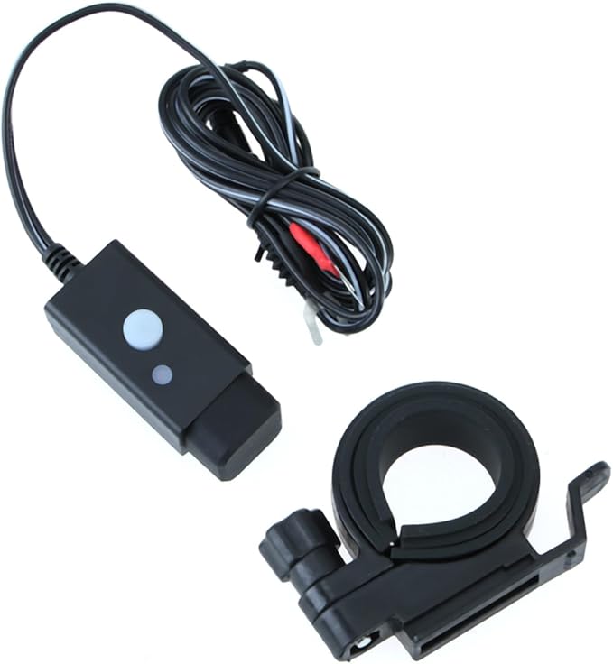 Garneck USB Adapter Plug for Motorcycle Car Charger Adapter Motorcycle Phone Charger Ring Terminals