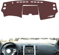 generic leather dashboard cover Compatible with Nissan X-Trail 2008-2012，dash cover, Non-Slip Dash Cover, Dash mat Dashboard Cover, Interior Dash Covers, brown