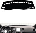 leather dashboard cover Compatible with Volvo S60 2011-2019，dash cover（black）