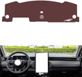 Leather Dashboard Cover Compatible with Honda eNS1,Dash Board Cover mat Anti-Slip Sun-Proof and dust-Proof(Brown)