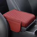 Cover Center Console for VW Touareg I (Typ 7L) 2002 2003 2004 2005 2006 2007 2008 2009 2010, Console Cover Protective Car Center Console Cushion Pad Anti-Scratch Car Accessories,Red-Style 1