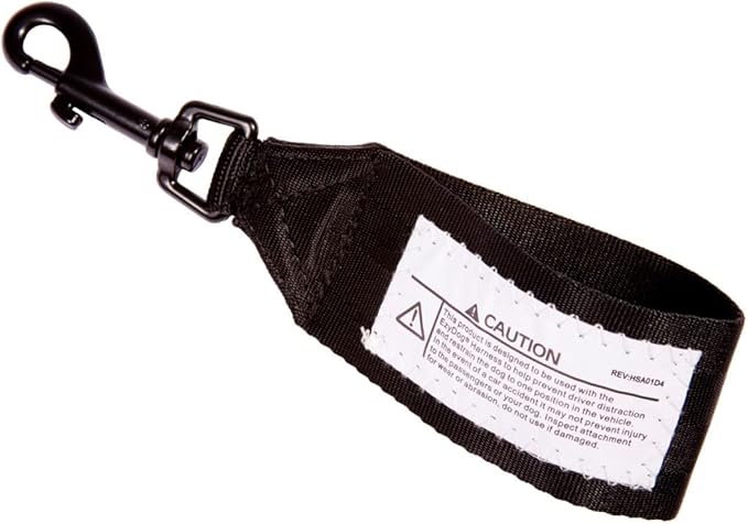 EzyDog Universal Dog Seat Belt Restraint for Cars – Durable Easy to Use Seatbelt Attachment for Dog Harness with Superior Strength and Nylon Webbing