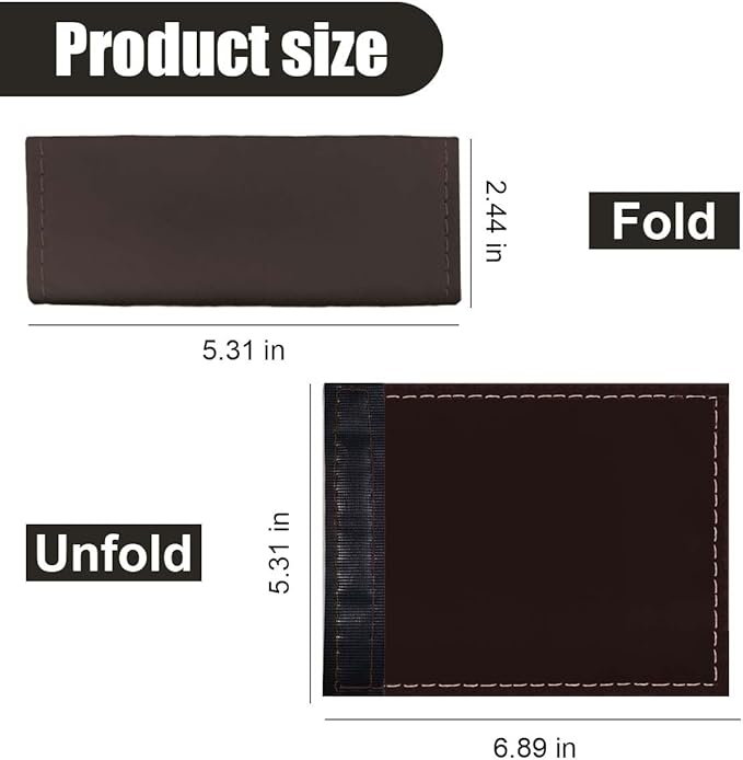 2PCS Car Grab Handle Cover, Anti-Scratch Auto Inner Front Rear Door Pull Handle Cover, PU Leather Door Grip Gloves Protector Auto Interior Decoration Accessories for Car, Truck, SUV (Coffee)