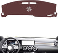 Leather Dashboard Cover Compatible with Mercedes A Class（NO HUD） 2019-2024，Dash Cover, Non-Slip Dash Cover, Dash mat Dashboard Cover, Interior Dash Covers