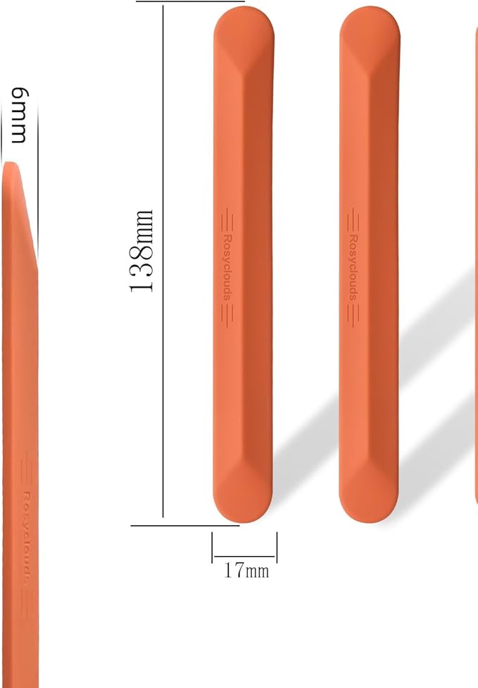 muekzu Silicone Car Door Edge Guard Trim Molding Crash Scratch Protector Scratch Guard for Car,Sedans,Truck,SUV 4PCS (Orange)