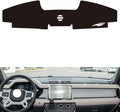 leather dashboard cover Compatible with LR New Defender（No HUD），dash cover（black）