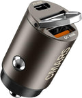 CMARS 125W (PD65W+QC60W) Car Charger USB C/A Plug Outlet, 12-24 Volt Dual Port Fast Charge, Cigarette Lighter Adapter for iPhone 17/16/15/14/13/12/Pro/Max, MacBook/iPad/Samsung/Other Android Devices